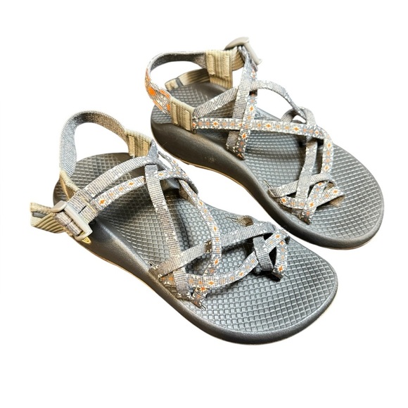 Chaco Shoes - Chacos ZX2 Golden Creed Grey Orange Geometric Sandals Women’s Size 6 Outdoor